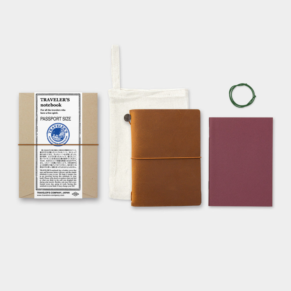 Traveler's Company Notebook - Passport Size Camel