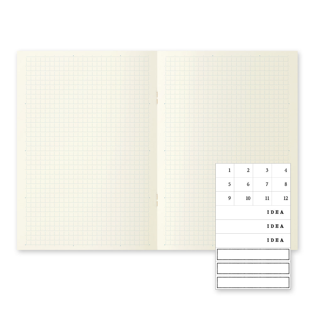 MD Notebook Light A5 - Square Grid A