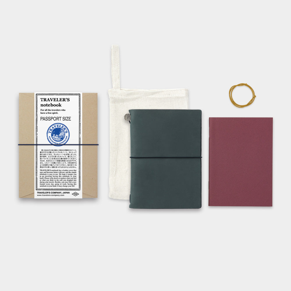 Traveler's Company Notebook - Passport Size Blue