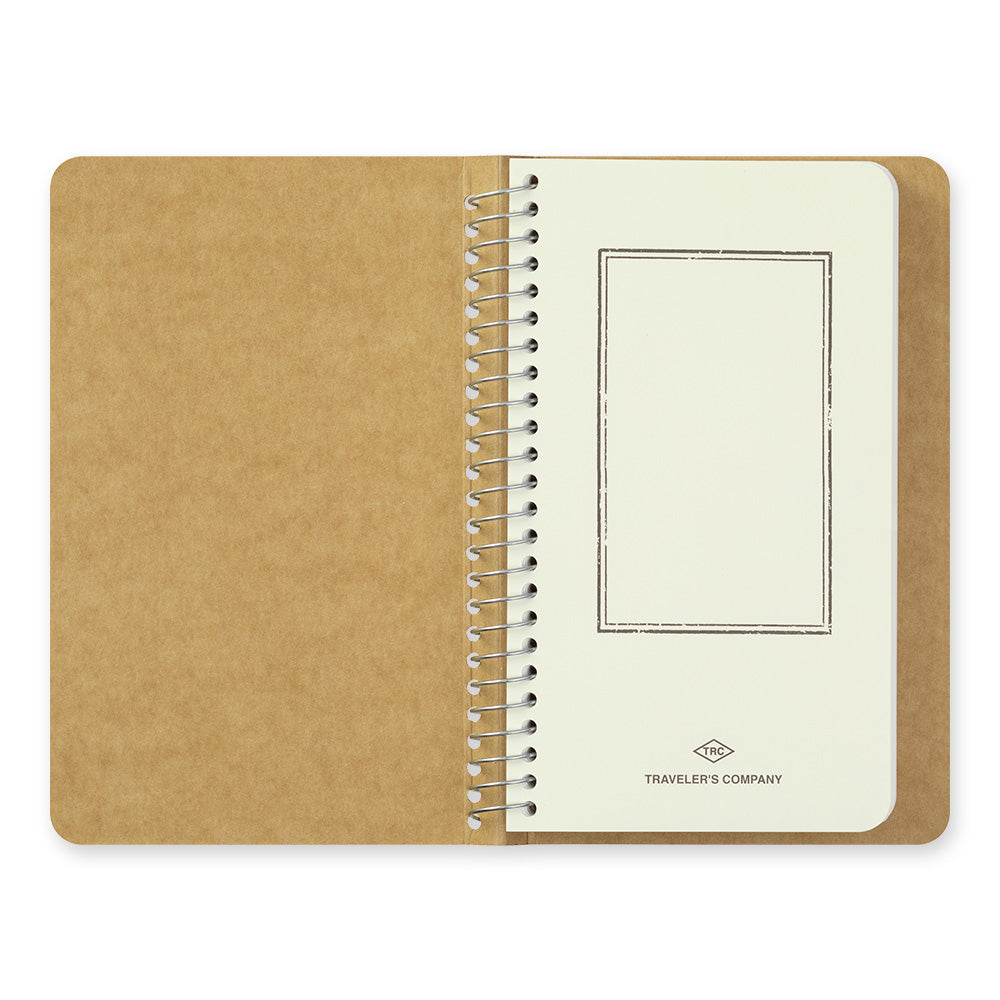 Traveler's Company TRC Spiral Ring Notebook MD White - A6 Slim