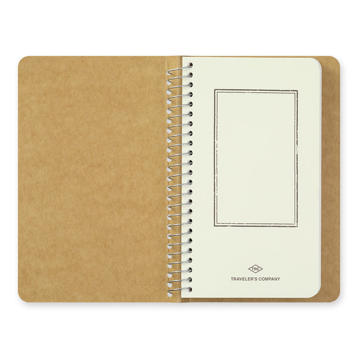 Traveler's Company TRC Spiral Ring Notebook MD White - A6 Slim