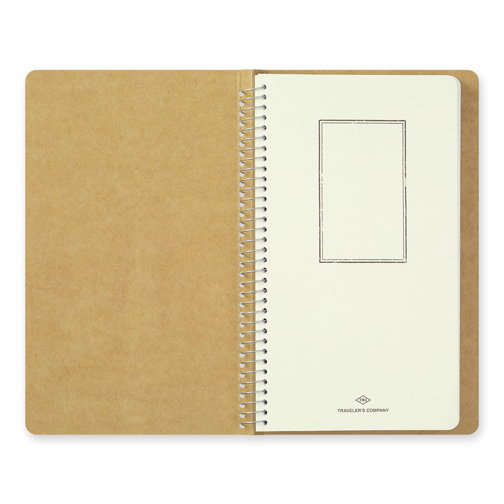 Traveler's Company TRC Spiral Ring Notebook MD White - A5 Slim