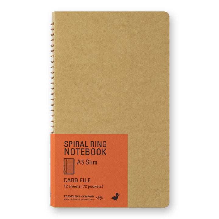 Traveler's Company TRC Spiral Ring Notebook Card File - A5 Slim