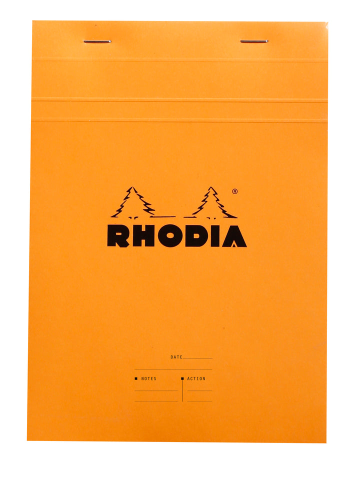 Rhodia Basics Stapled Pre-Printed Meeting Notepad - A4+