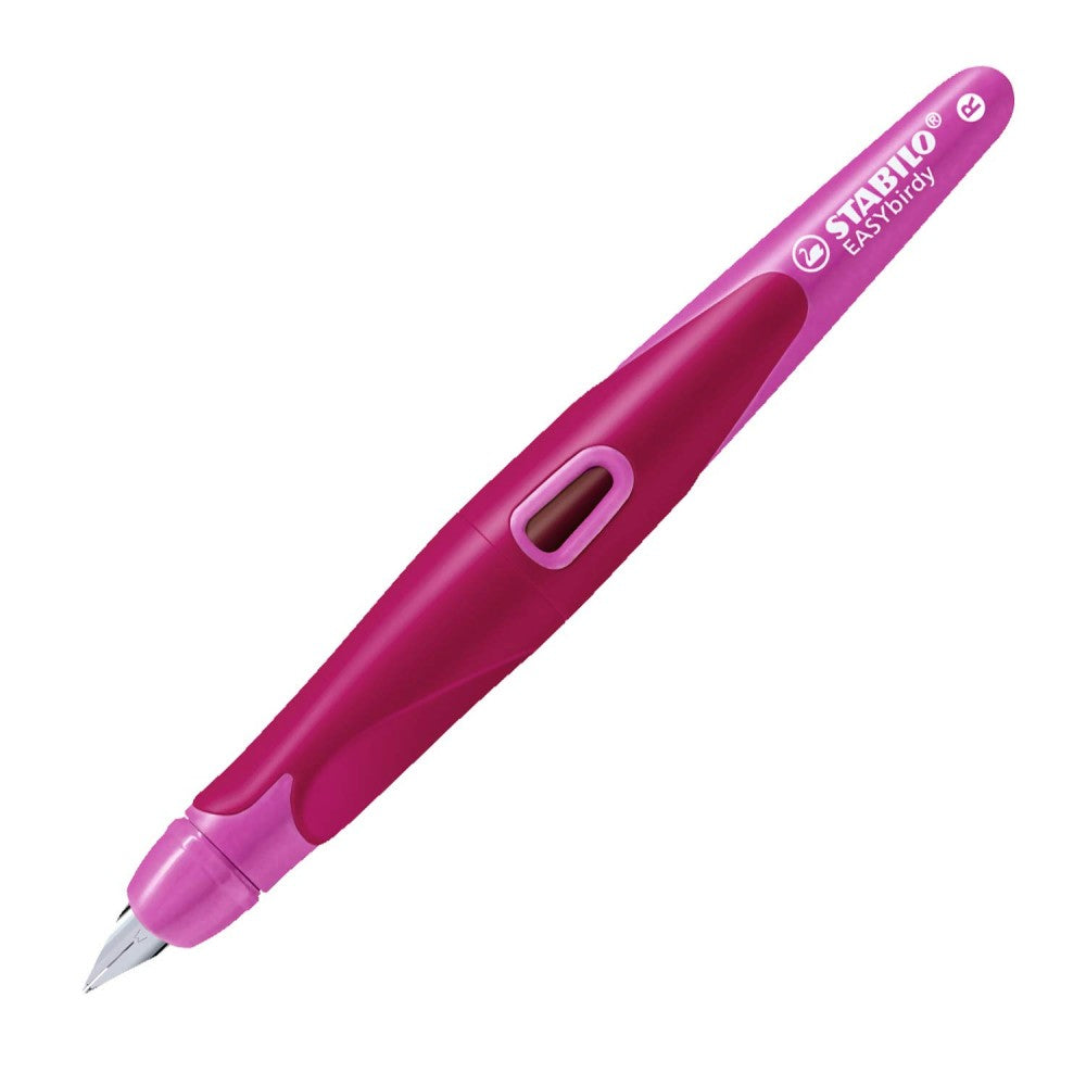 Stabilo | Easy Birdy | Fountain Pen | Left Handed | Berry-Pink | Medium nib