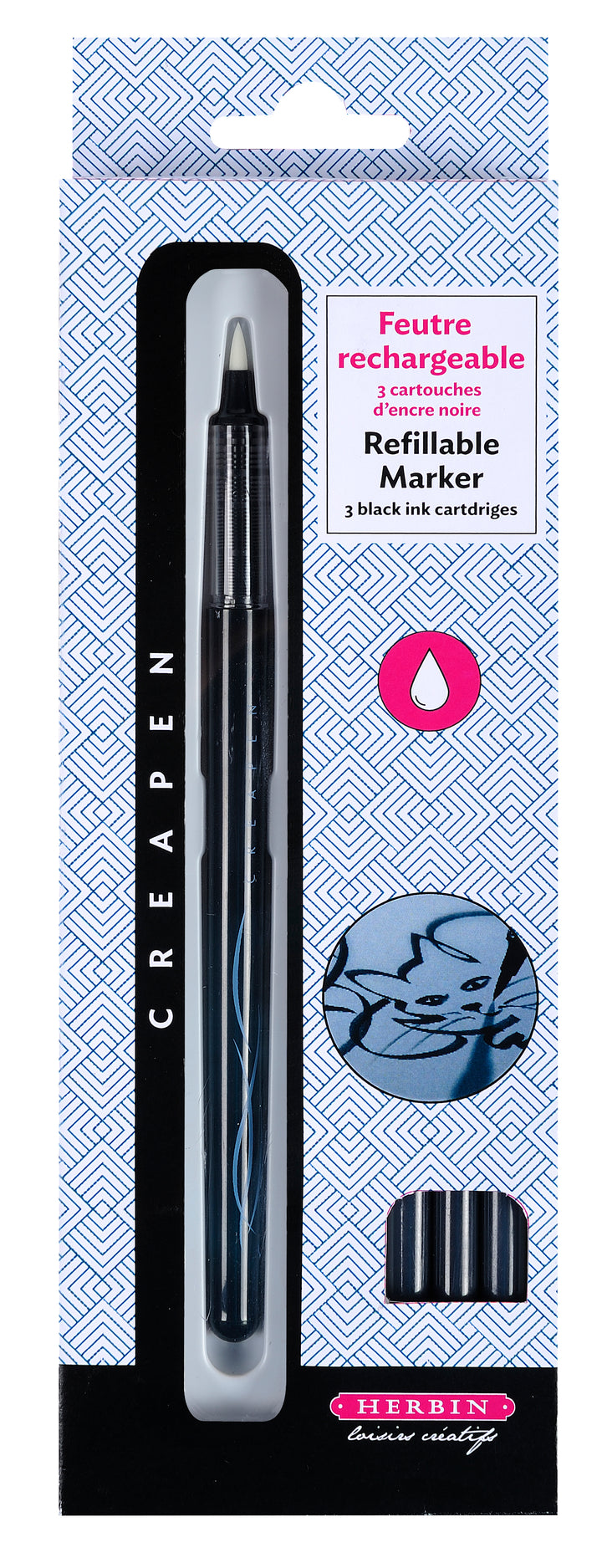 Herbin Refillable Marker Pen