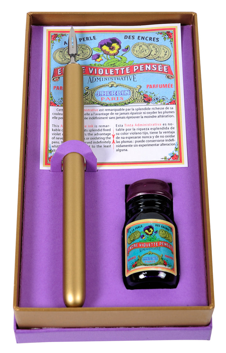 Herbin Violette Pensee Writing Set