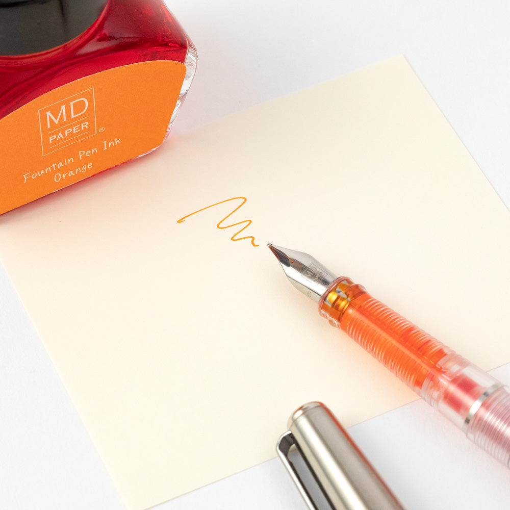 MD Limited Edition Fountain Pen with Orange Bottled Ink