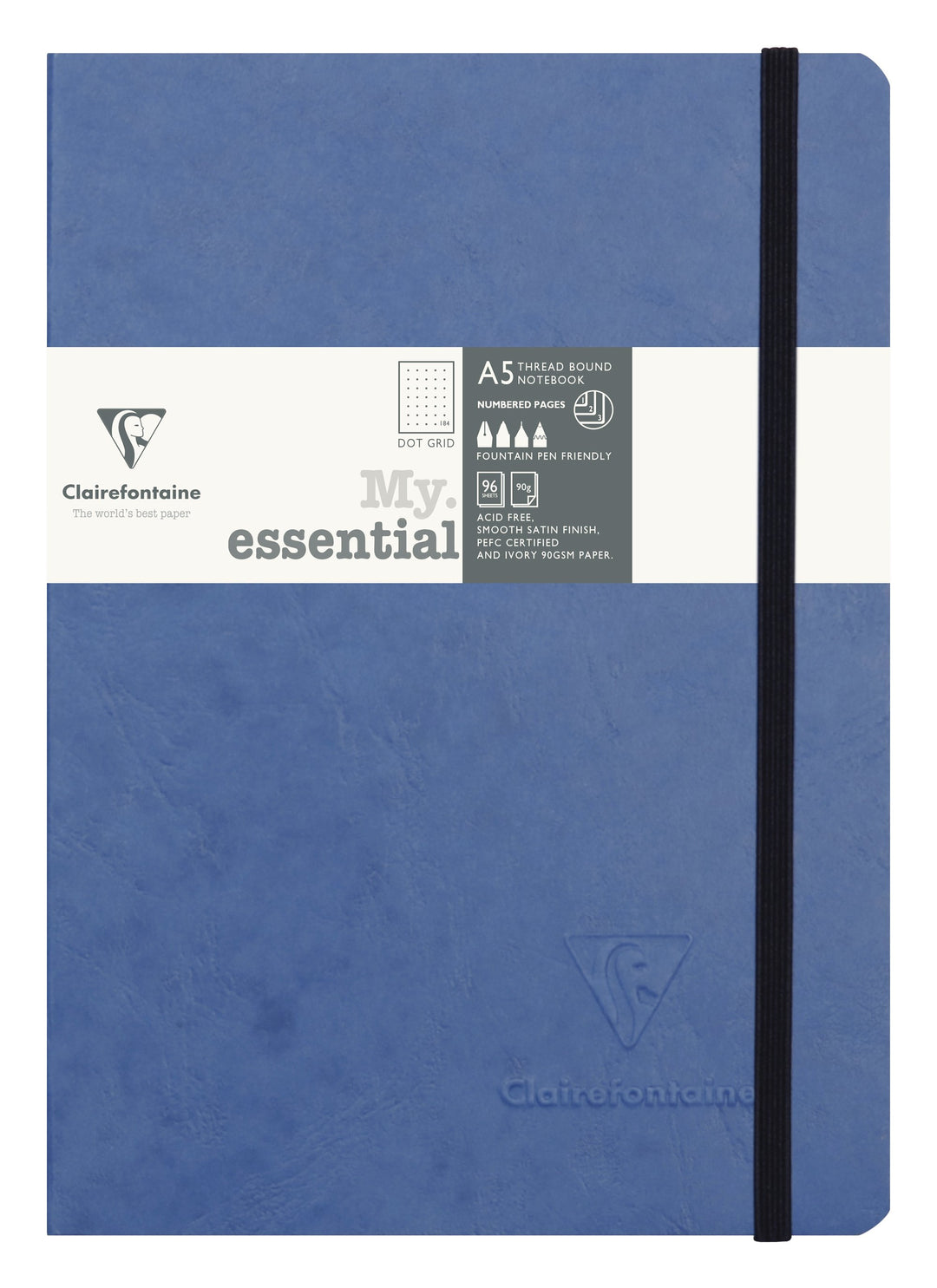 Clairefontaine Age Bag My Essentials Dot Ruled Threadbound Notebook - A5