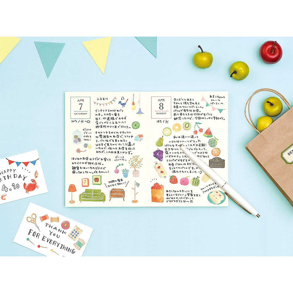 Midori Sticker 2380 Marche Stationery