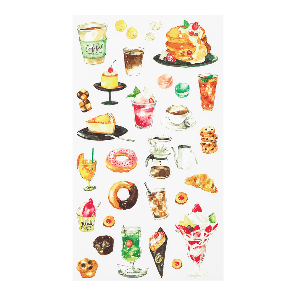 Midori Transfer Sticker 2584 Snacks