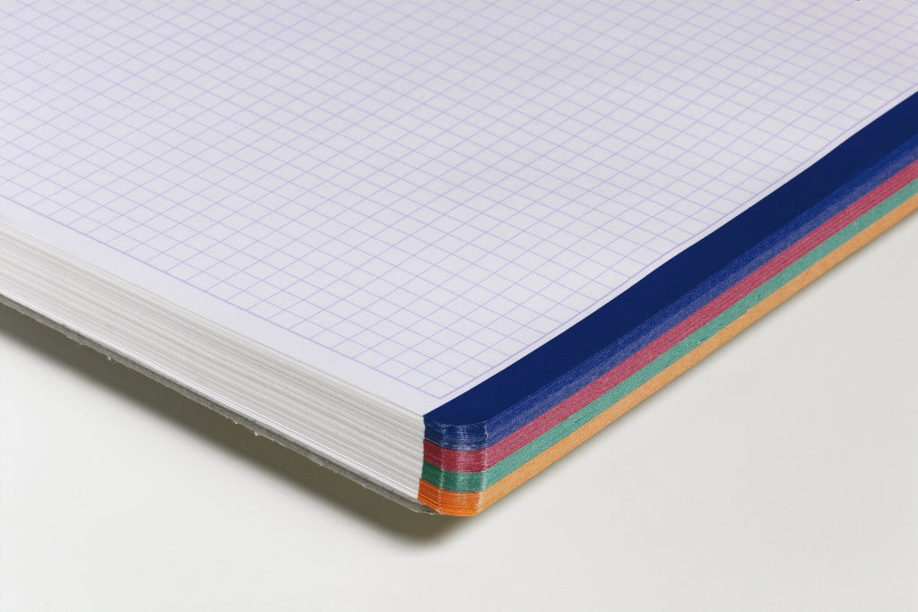 Clairefontaine Black Square Ruled Functional Notebook 120 Sheets - A4+