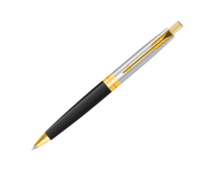 Parker Aster Shiny Black Gt Ballpoint Pen