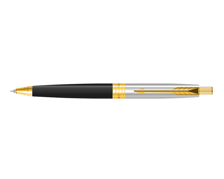 Parker Aster Shiny Black Gt Ballpoint Pen