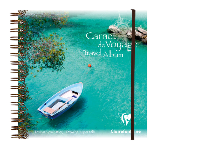 Clairefontaine Fine Art Polypro Wirebound Travel Album with 180g White Paper - Square - 200 mm x 200 mm