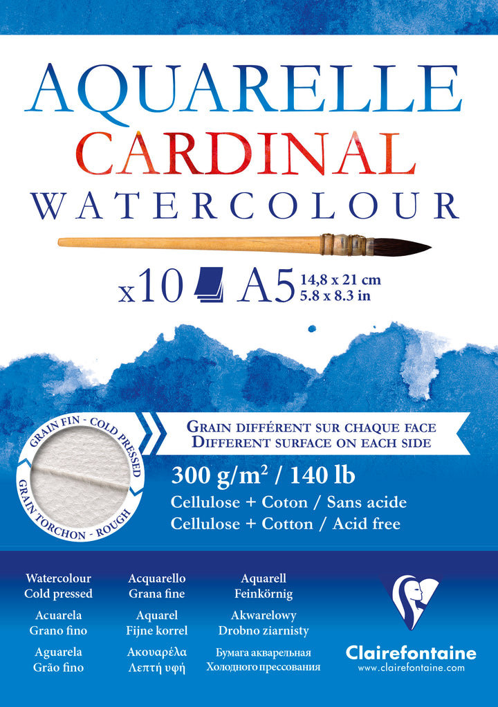 Clairefontaine Fine Art Cardinal Cellulose + Cotton 300g Paper