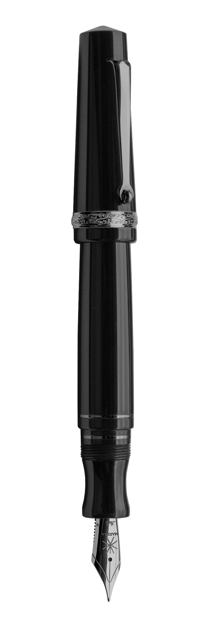 Maiora Aventus Onice Black Ruthenium Fountain Pen