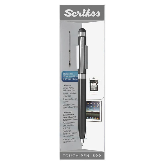 Scrikss | Touch Pen 599 | Ball Pen | Black