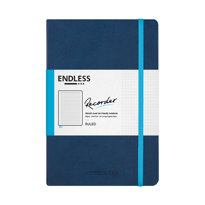 Endless Recorder Line Ruled Notebook Regalia Paper - A5