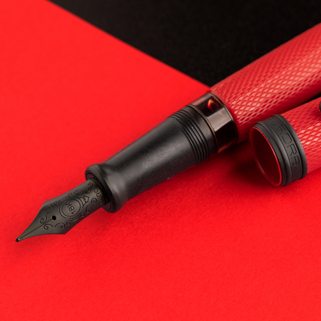 Aurora Limited Edition 88 Red Mamba Fountain Pen