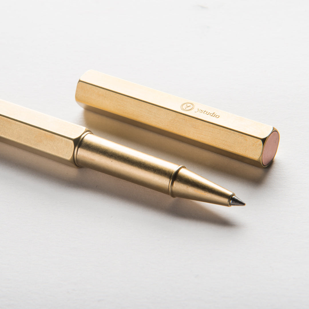 YSTUDIO Classic Revolve Roller Pen - Brass