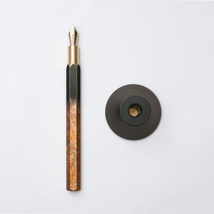 YSTUDIO Craft-03 Yakihaku Limited Edition Desk Fountain Pen