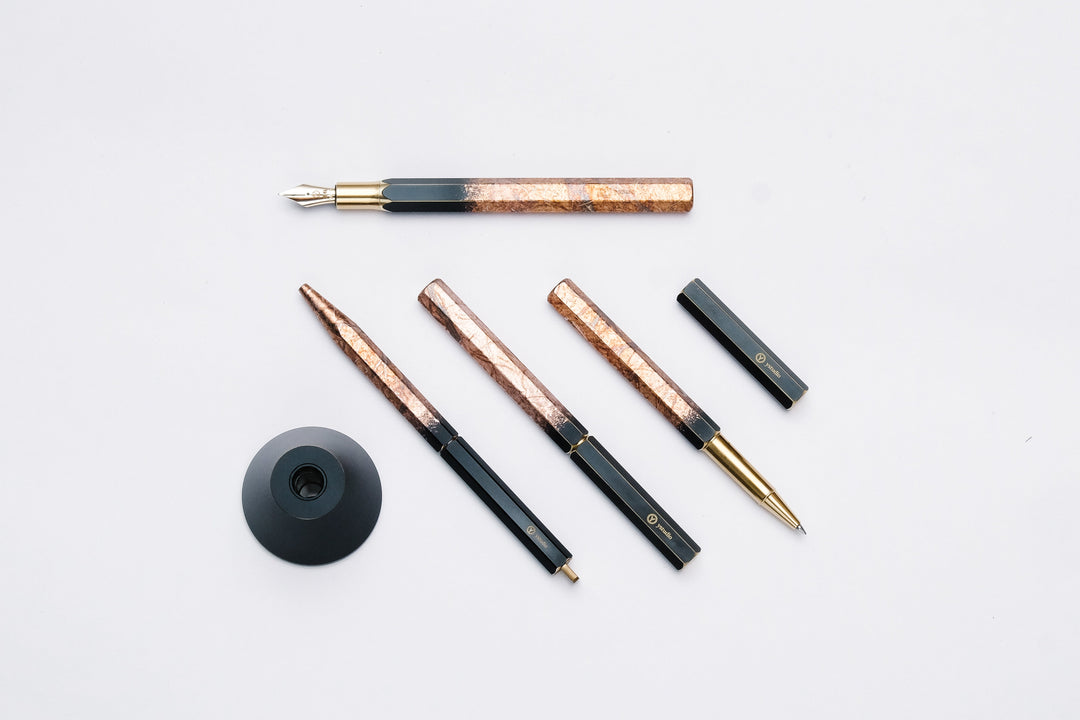 YSTUDIO Craft-03 Yakihaku Limited Edition Desk Fountain Pen