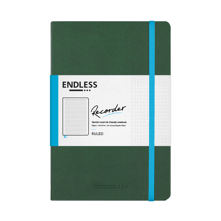 Endless Recorder Line Ruled Notebook Regalia Paper - A5