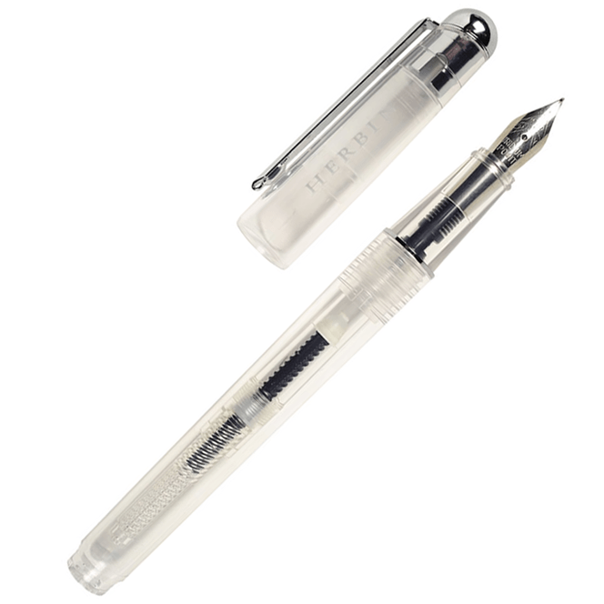 Herbin Transparent Fountain Pen in Transparent Box