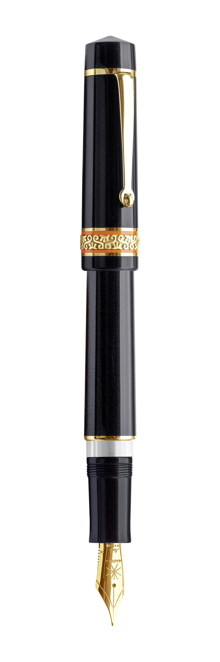 Maiora Mitho Oronero Fountain Pen with Ink Window