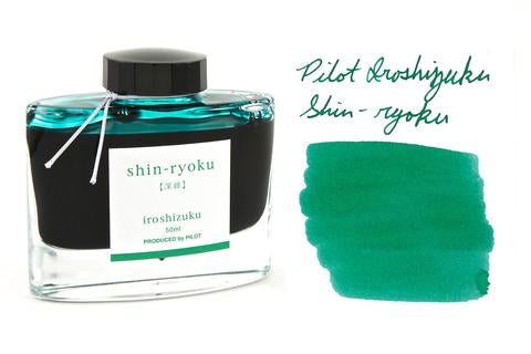 Pilot Iroshizuku 50ml Ink Bottle - shin-ryoku (Forest Green)