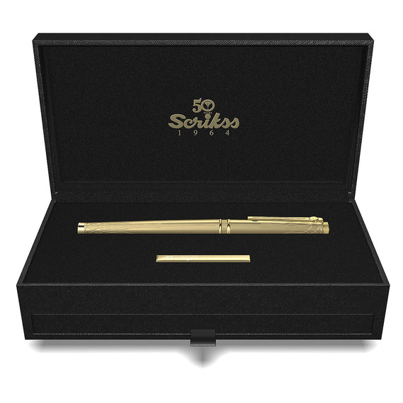 Scrikss | Heritage | Roller Pen | Gold-GT