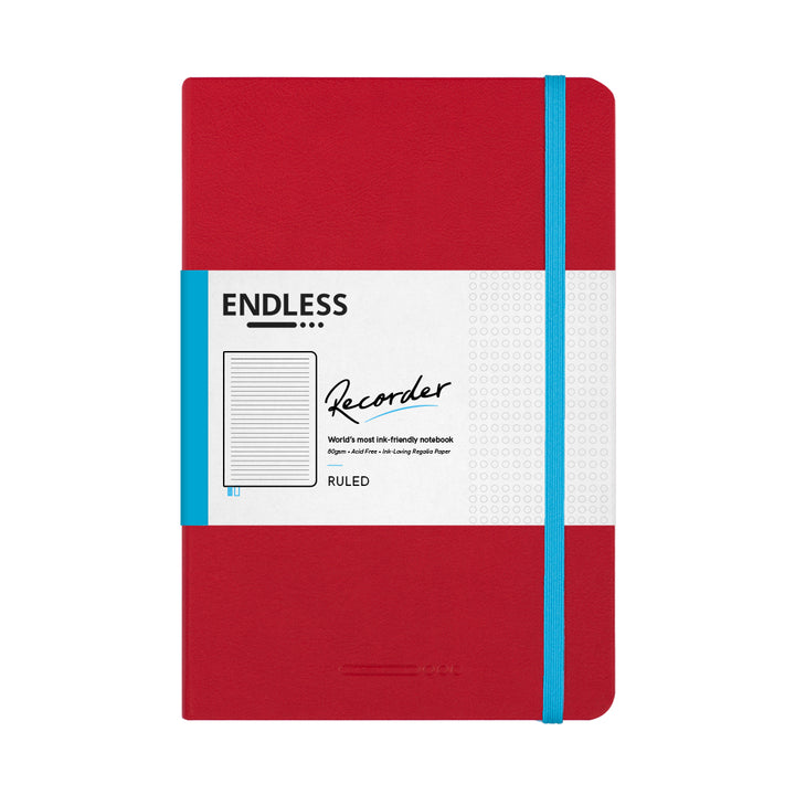 Endless Recorder Line Ruled Notebook Regalia Paper - A5