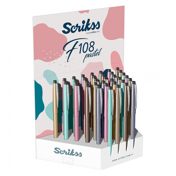 Scrikss | F108 Pastel | Ball Pen | Pink CT