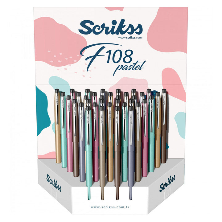 Scrikss | F108 Pastel | Ball Pen | Pink CT