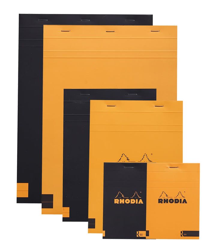 Rhodia Basics "Le R" Line Ruled Notepad - A6