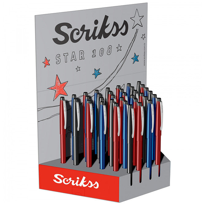 Scrikss | 108 Star | Ball Pen | Navy Blue CT