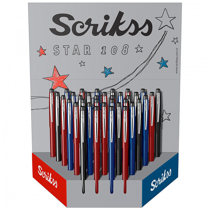 Scrikss | 108 Star | Ball Pen | Navy Blue CT