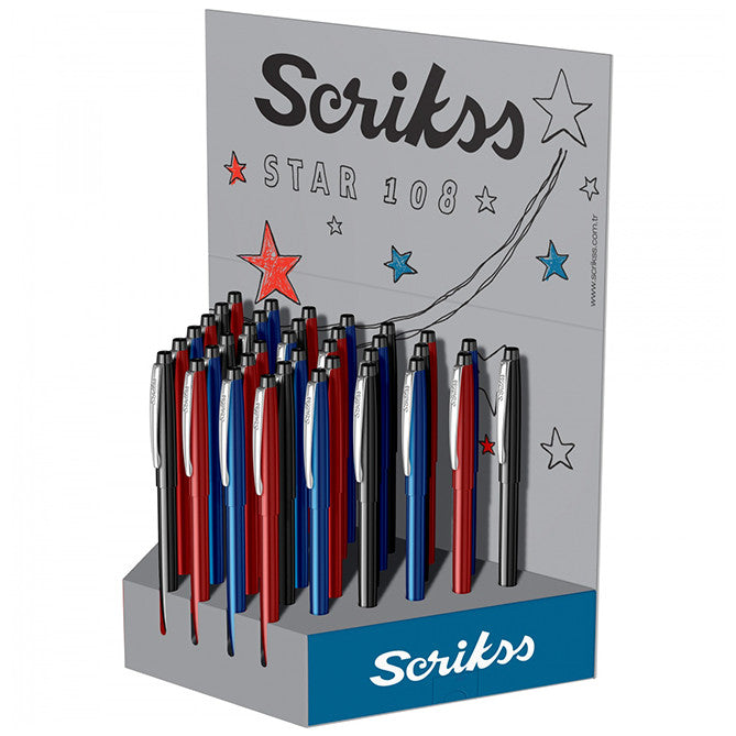 Scrikss | 108 Star | Ball Pen | Navy Blue CT